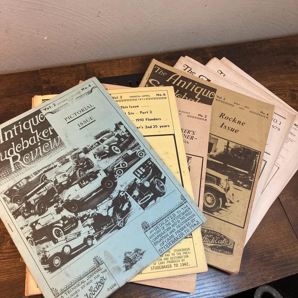 The Antique‎ Studebaker Review 12 Issues Lot 1972-1982 Vtg Classic Cars Ephemera